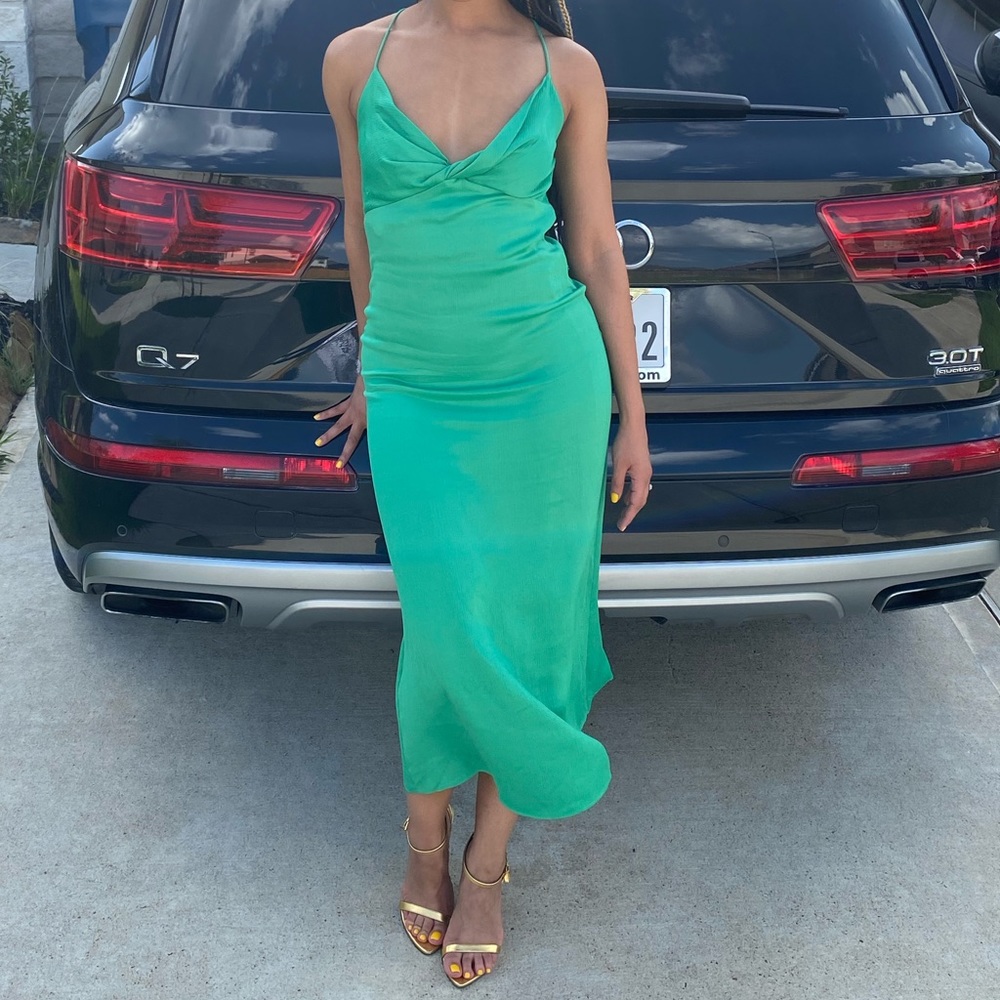 ZARA Green Dress